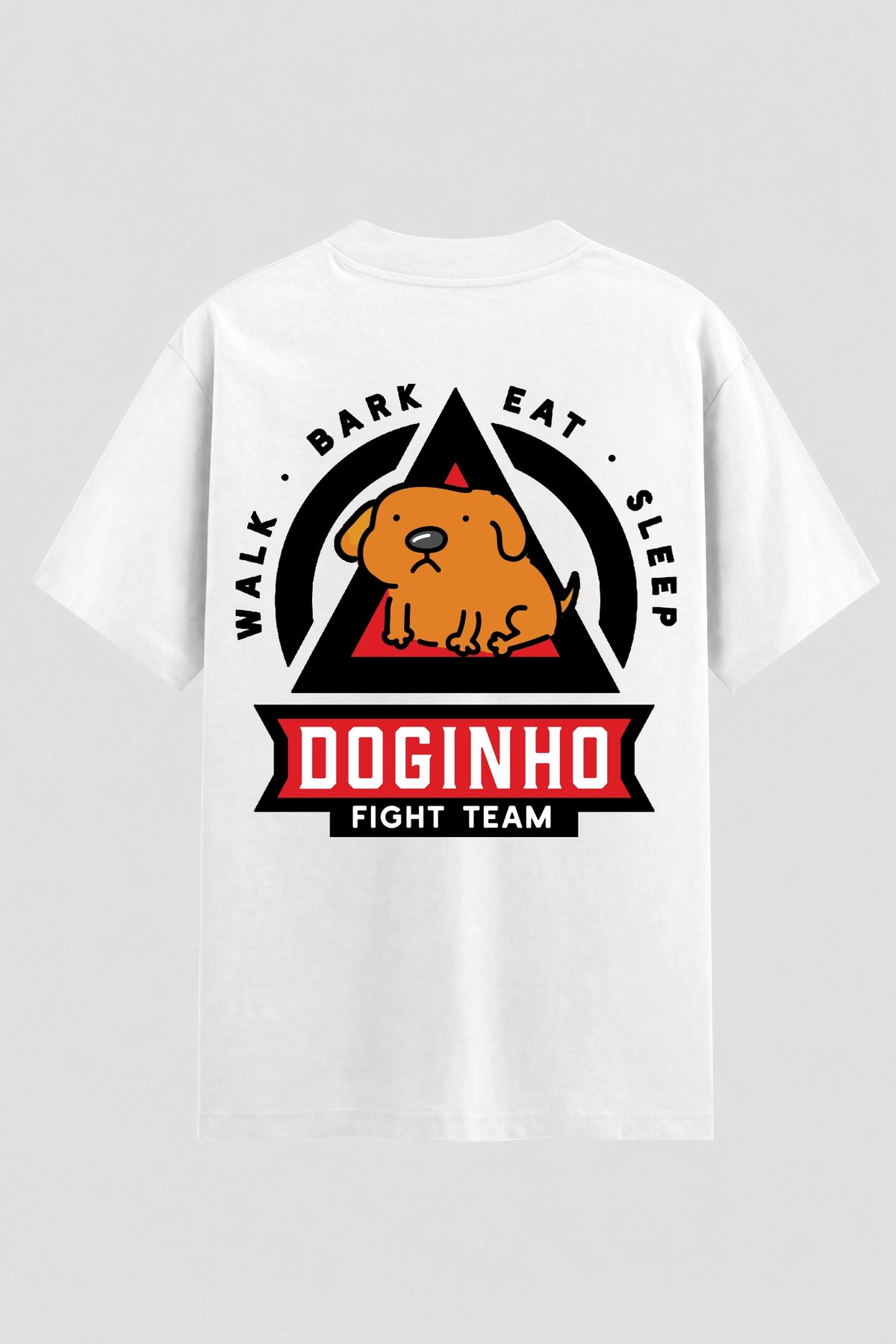 Camiseta Oversized Suedine Doginho Fight Team Onfight