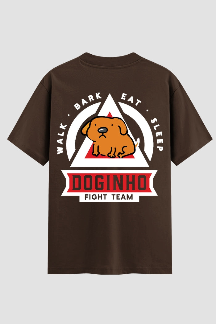 Camiseta Oversized Suedine Doginho Fight Team Onfight