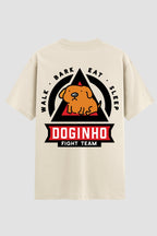 Camiseta Oversized Suedine Doginho Fight Team Onfight