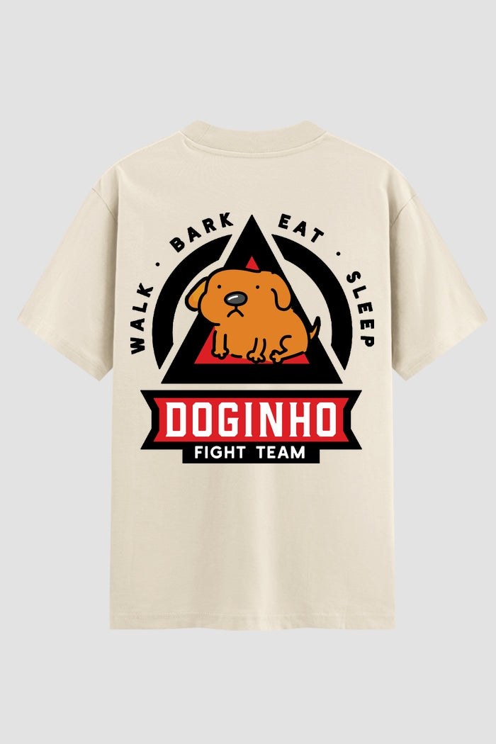 Camiseta Oversized Suedine Doginho Fight Team Onfight