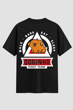 Camiseta Oversized Suedine Doginho Fight Team Onfight
