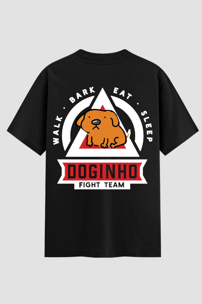 Camiseta Oversized Suedine Doginho Fight Team Onfight