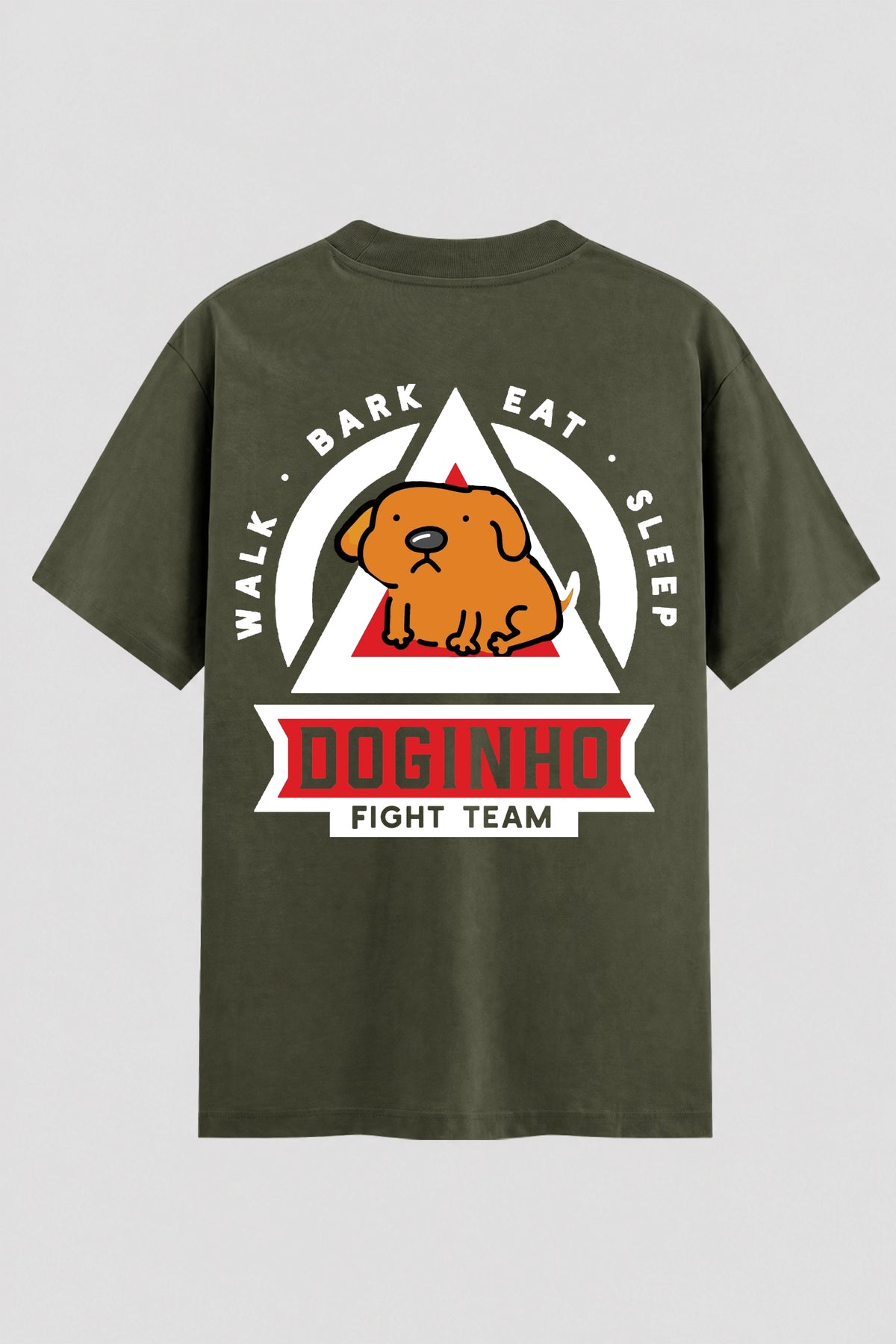 Camiseta Oversized Suedine Doginho Fight Team Onfight
