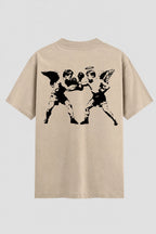 Camiseta Oversized Suedine Coleção Faith Angel Fight
