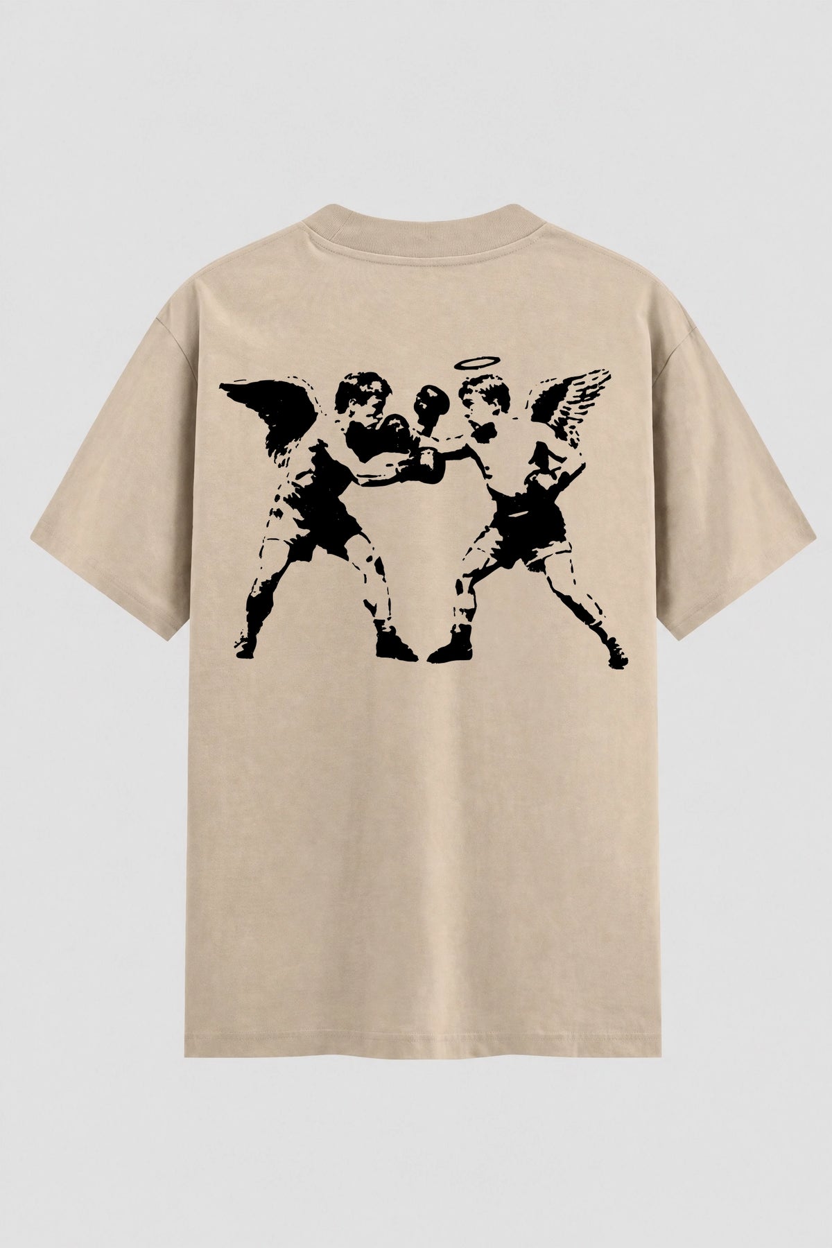 Camiseta Oversized Suedine Coleção Faith Angel Fight