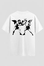 Camiseta Oversized Suedine Coleção Faith Angel Fight