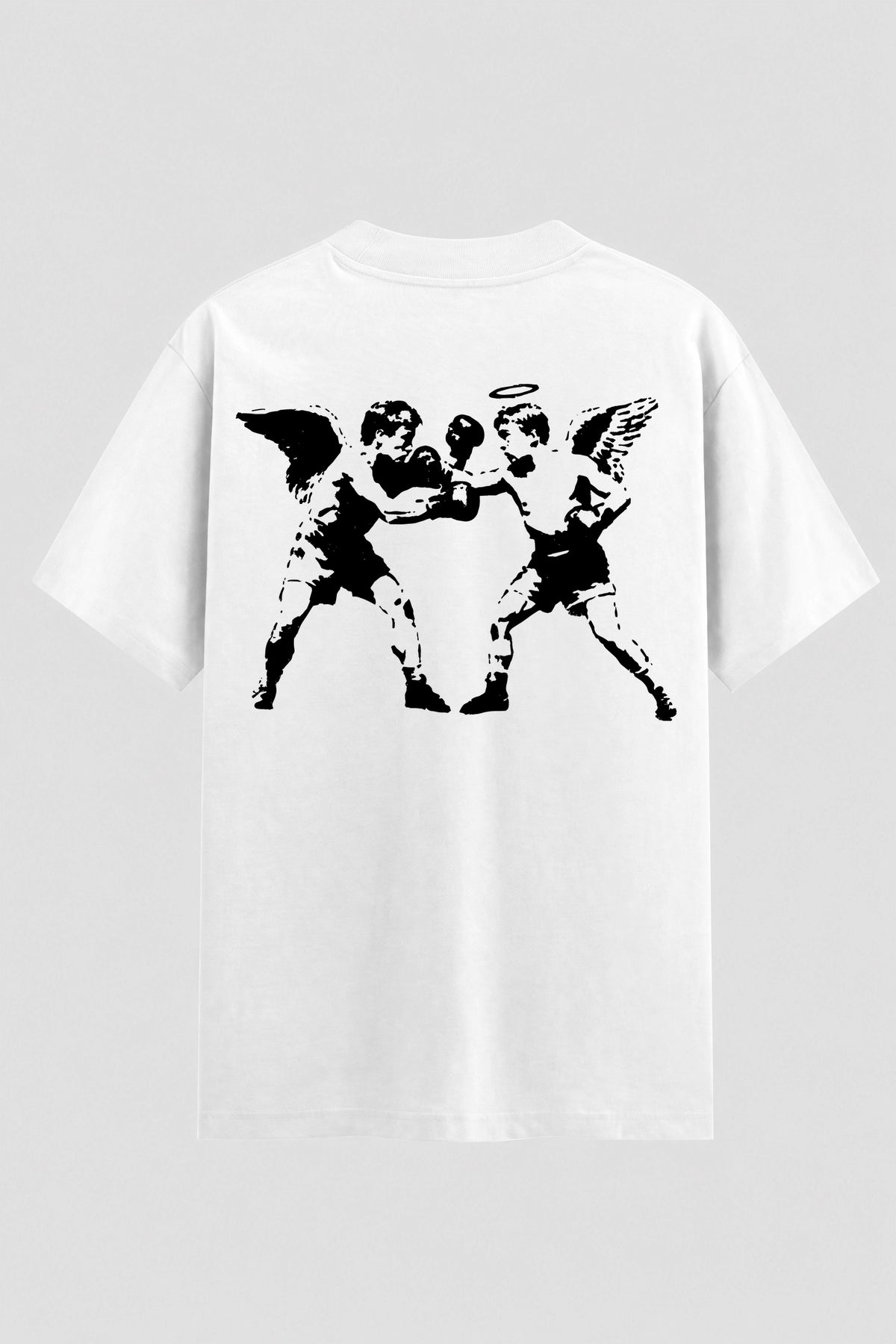 Camiseta Oversized Suedine Coleção Faith Angel Fight