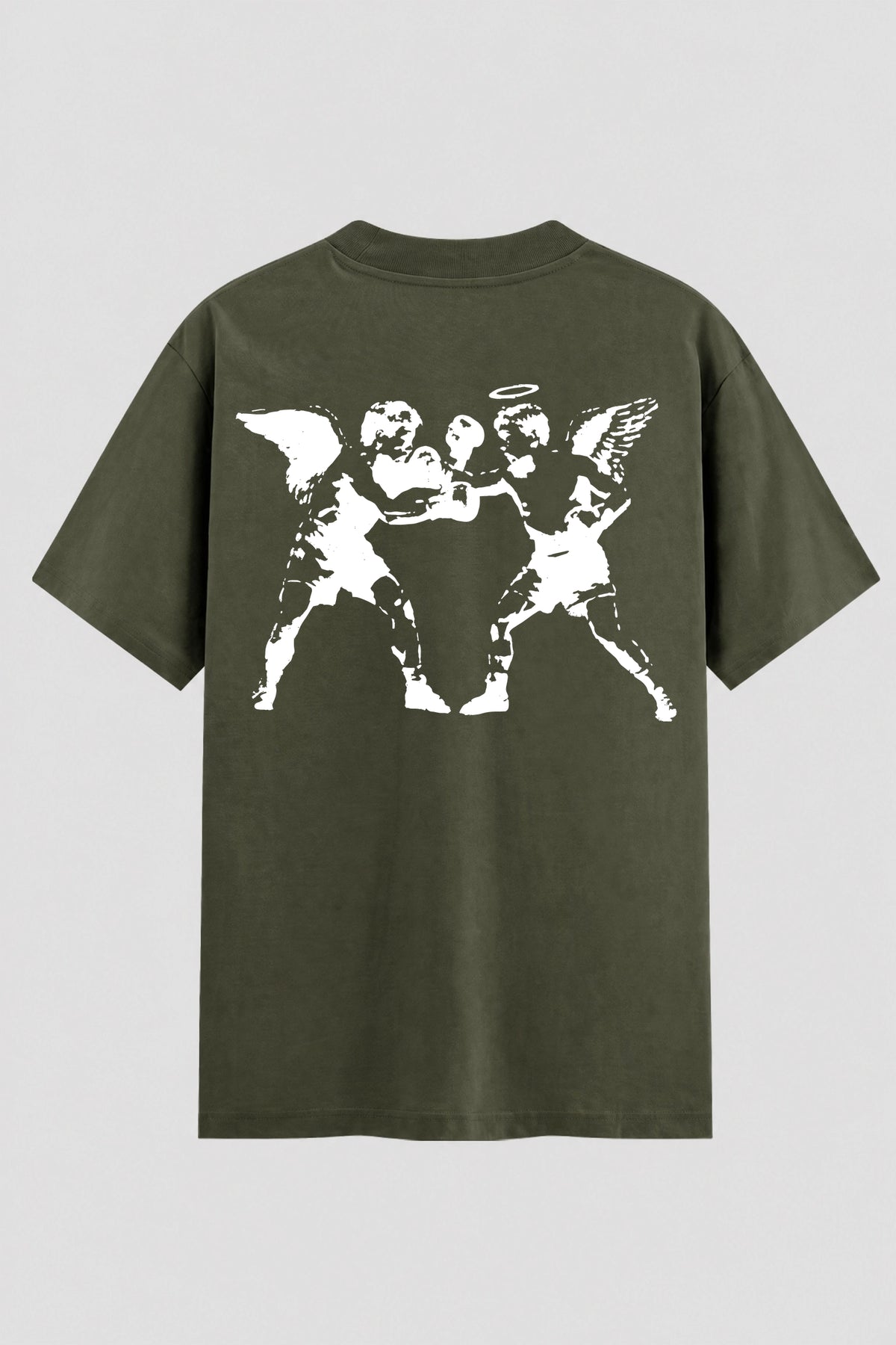 Camiseta Oversized Suedine Coleção Faith Angel Fight