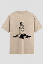 Camiseta Oversized Suedine Coleção Faith Divine Fighter