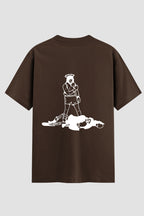 Camiseta Oversized Suedine Coleção Faith Divine Fighter