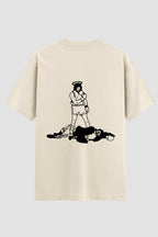 Camiseta Oversized Suedine Coleção Faith Divine Fighter