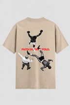 Camiseta Oversized Suedine Coleção Faith doesnt Fold