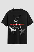 Camiseta Oversized Suedine Coleção Faith doesnt Fold
