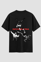 Camiseta Oversized Suedine Coleção Faith doesnt Fold