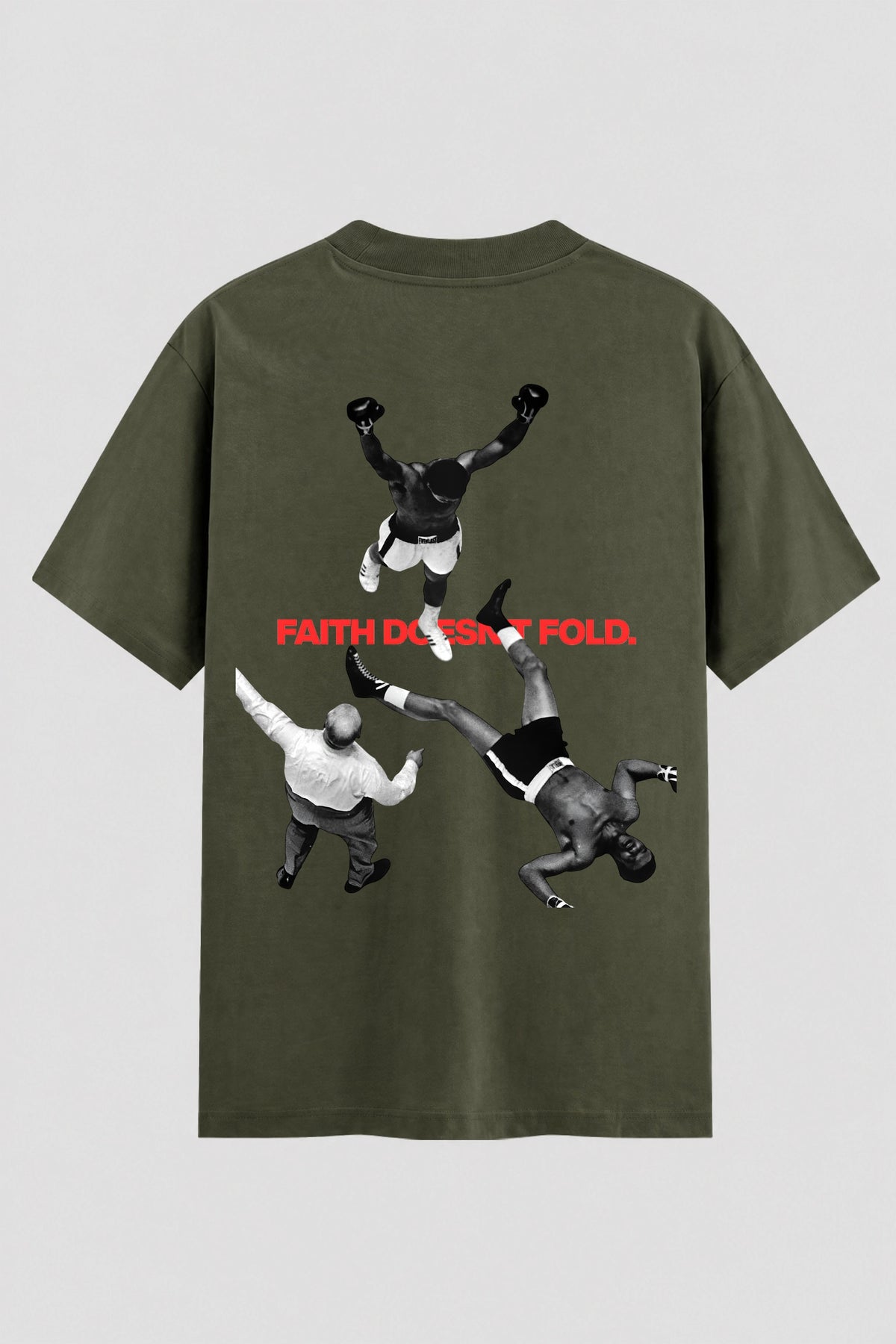 Camiseta Oversized Suedine Coleção Faith doesnt Fold