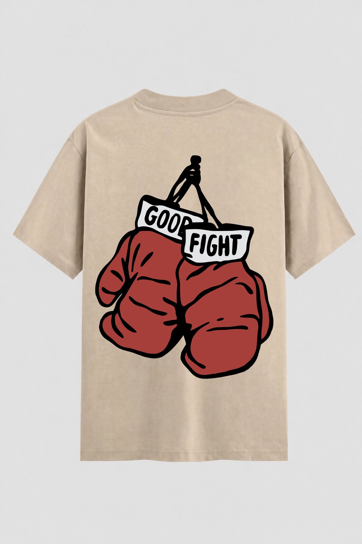 Camiseta Oversized Suedine Coleção Faith Good Fight