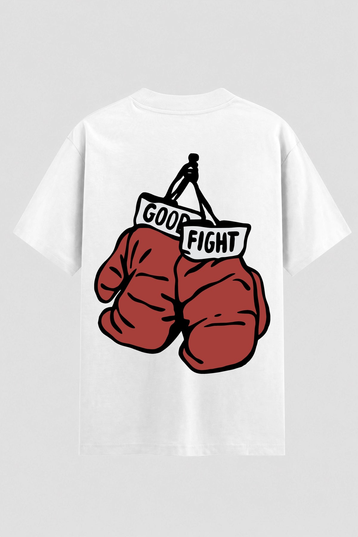Camiseta Oversized Suedine Coleção Faith Good Fight