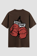 Camiseta Oversized Suedine Coleção Faith Good Fight