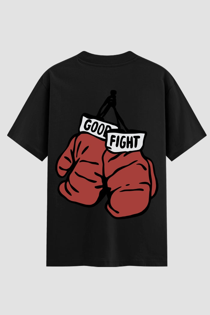 Camiseta Oversized Suedine Coleção Faith Good Fight