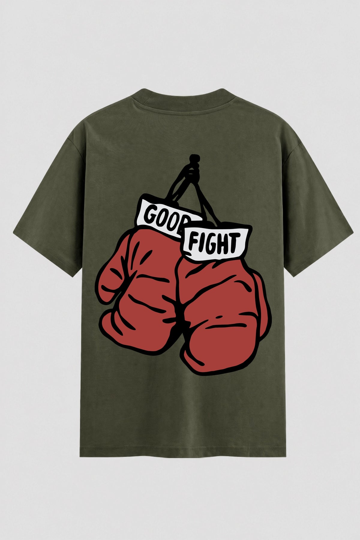 Camiseta Oversized Suedine Coleção Faith Good Fight