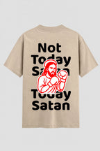Camiseta Oversized Suedine Coleção Faith Hoje Não Tinhoso