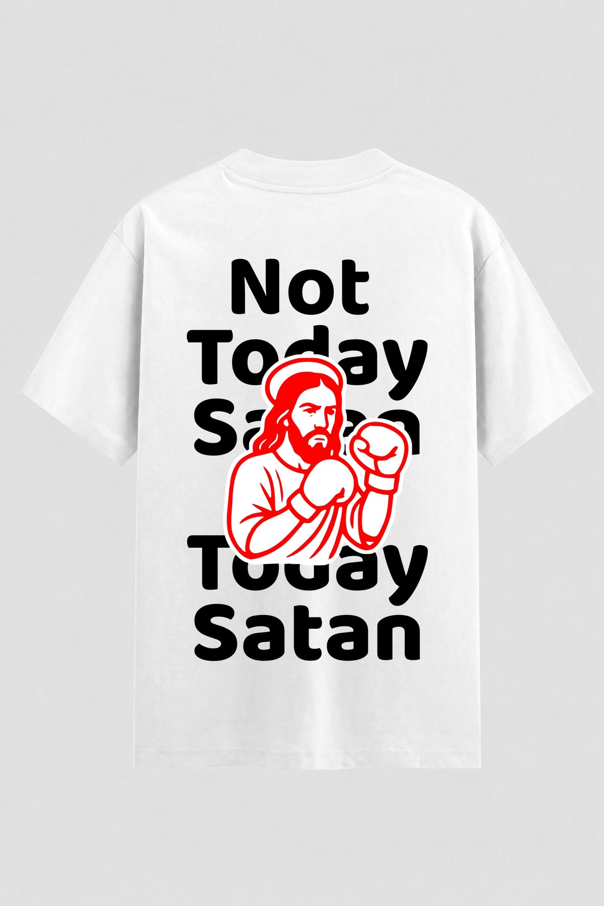 Camiseta Oversized Suedine Coleção Faith Hoje Não Tinhoso