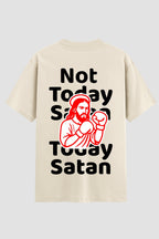 Camiseta Oversized Suedine Coleção Faith Hoje Não Tinhoso