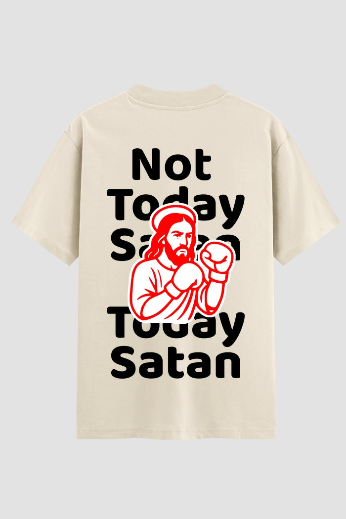 Camiseta Oversized Suedine Coleção Faith Hoje Não Tinhoso