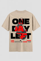 Camiseta Oversized Suedine Coleção Faith One Day Left