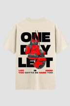 Camiseta Oversized Suedine Coleção Faith One Day Left