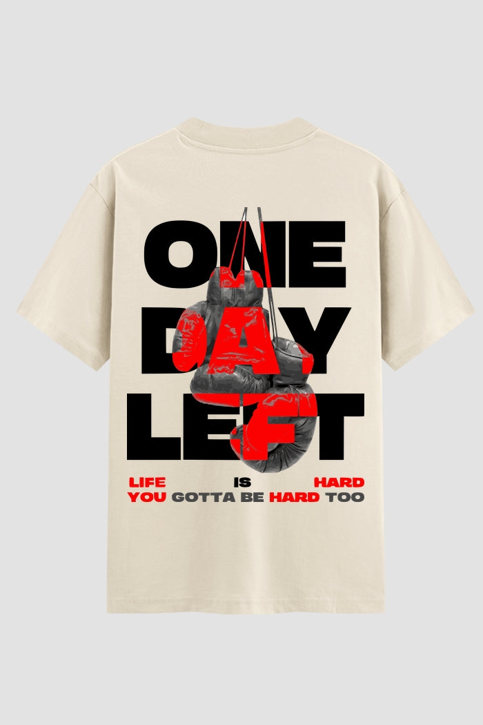 Camiseta Oversized Suedine Coleção Faith One Day Left