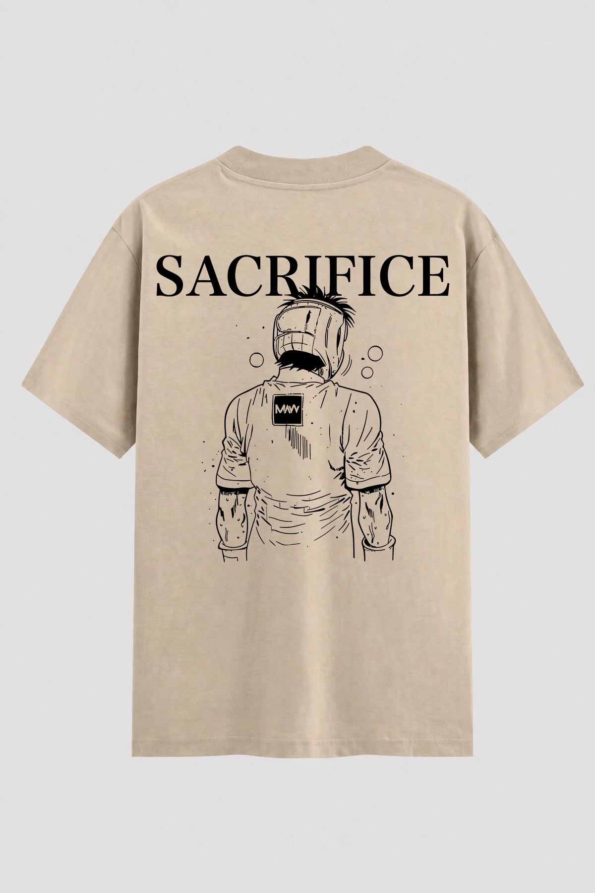 Camiseta Oversized Suedine Coleção Faith Sacrifice