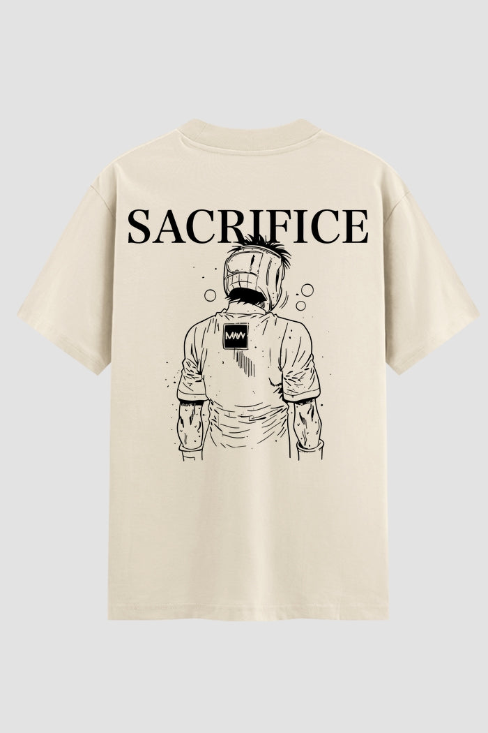 Camiseta Oversized Suedine Coleção Faith Sacrifice