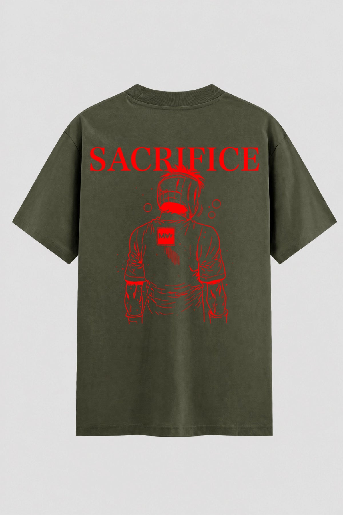 Camiseta Oversized Suedine Coleção Faith Sacrifice