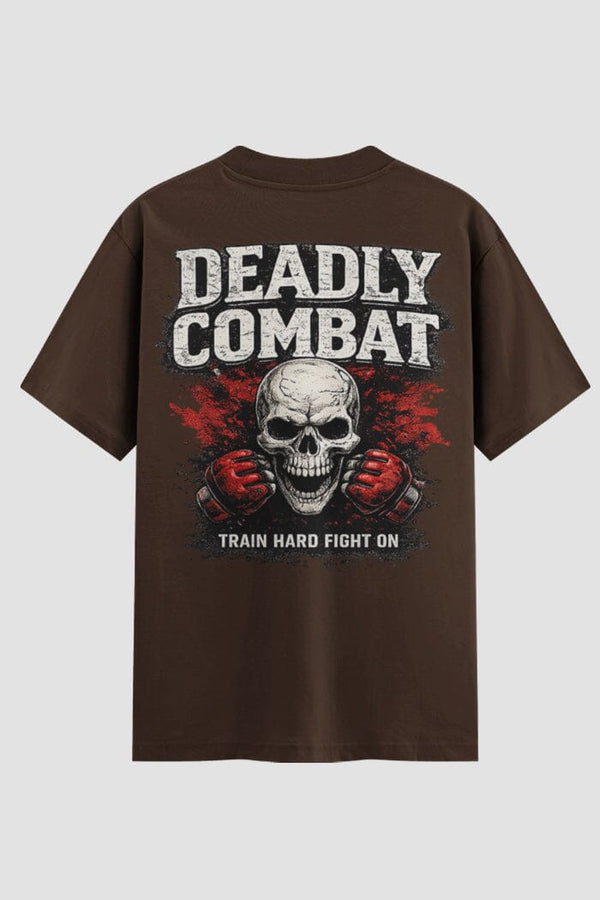 Camiseta Oversized Suedine Deadly Combat – Limited Edition