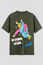 Camiseta Oversized Suedine feminina Fight Girl