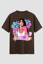 Camiseta Oversized Suedine feminina Fight Like a Girl