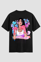 Camiseta Oversized Suedine feminina Fight Like a Girl