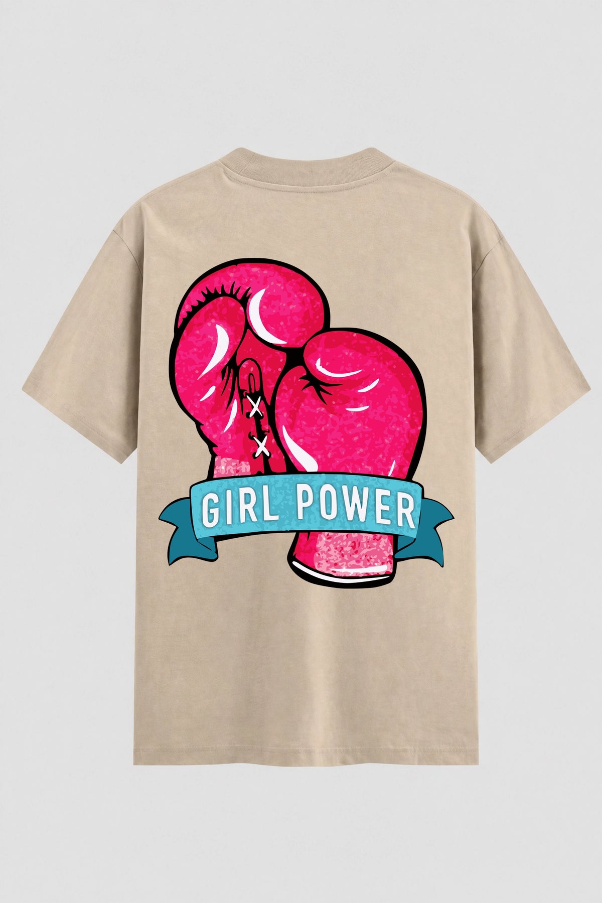 Camiseta Oversized Suedine feminina Girl Power