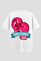 Camiseta Oversized Suedine feminina Girl Power