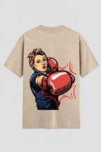 Camiseta Oversized Suedine feminina Punch Queen