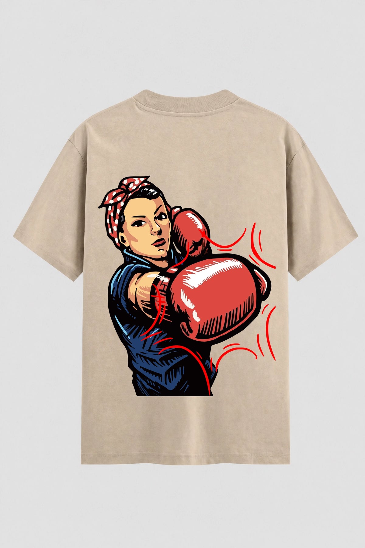 Camiseta Oversized Suedine feminina Punch Queen