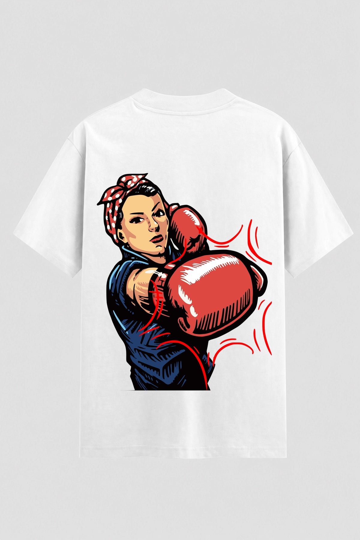 Camiseta Oversized Suedine feminina Punch Queen