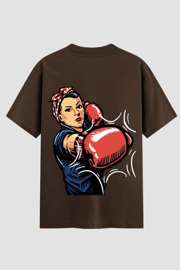 Camiseta Oversized Suedine feminina Punch Queen