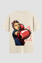 Camiseta Oversized Suedine feminina Punch Queen
