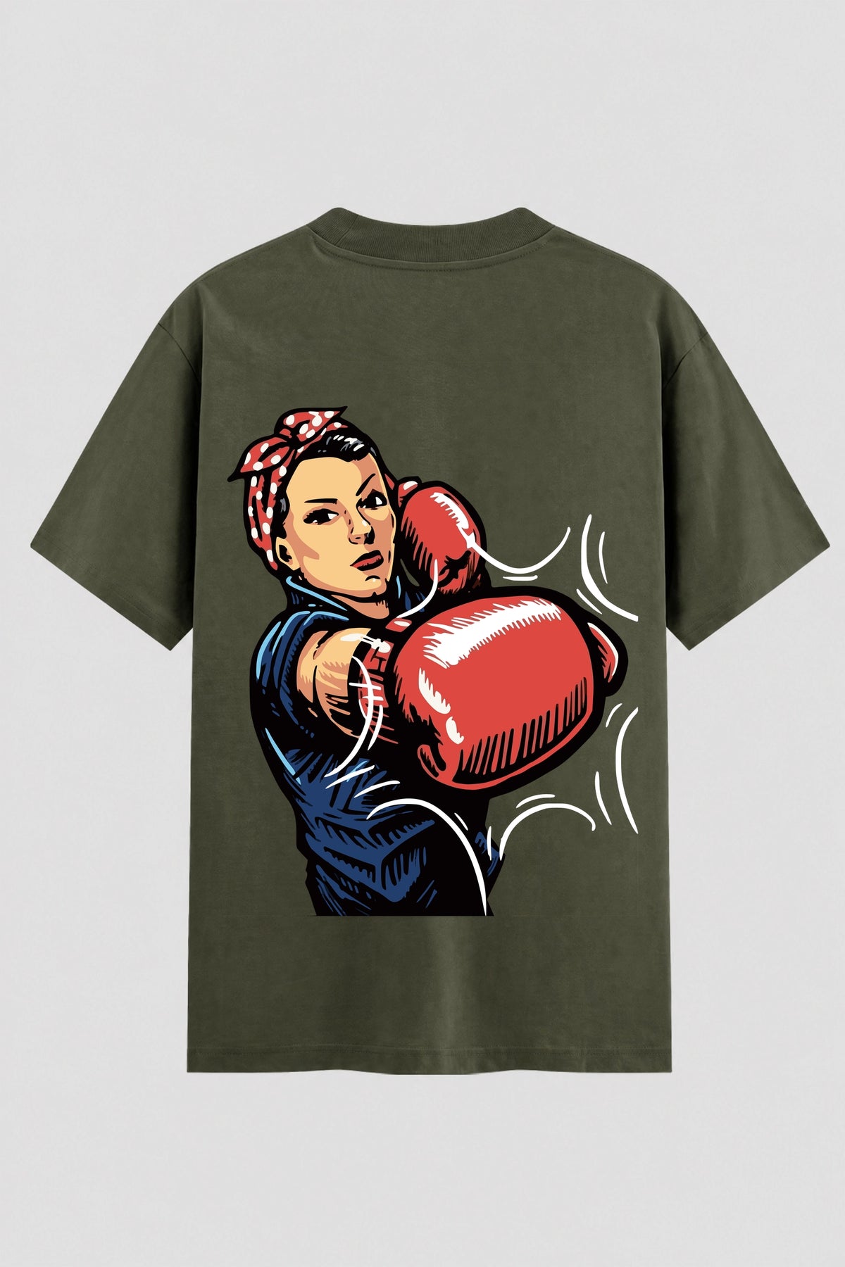 Camiseta Oversized Suedine feminina Punch Queen