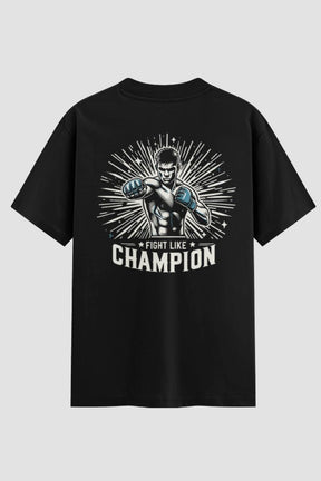 Camiseta Oversized Fight Like Champion – Onfight - lojaonfight