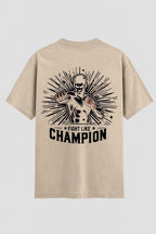Camiseta Oversized Suedine Fight Like Champion – Onfight