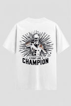 Camiseta Oversized Suedine Fight Like Champion – Onfight