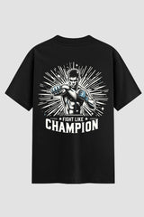 Camiseta Oversized Suedine Fight Like Champion – Onfight